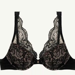 Thirdlove 24/7 Lace Contour Plunge Bra 34H